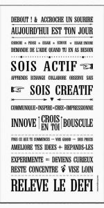 Sois créatif